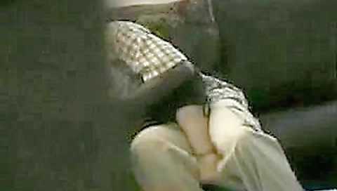 Watching his wife fuck a black guy on the couch
