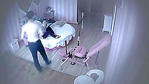 Chinese asian couple in hotel