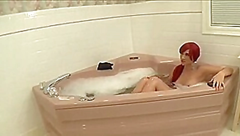 Chastised sissy cuckold worships in bathroom