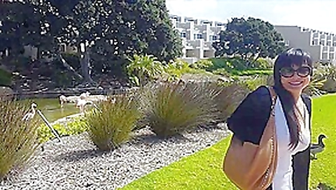 Busty tattooed asian milf