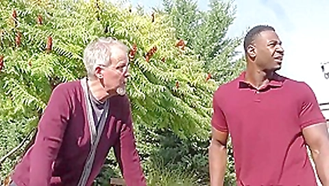 Angel Wicky fucks black man in frony of white husband