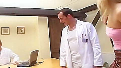 Natural Boob Exam Turns To Hot Threesome