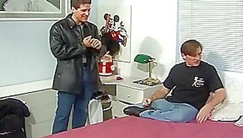 Young Gal In Bedroom Ready For Threesome