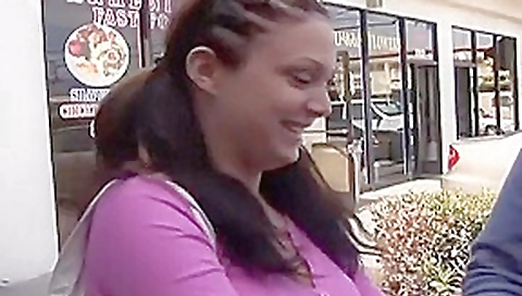 Hot Coed with Braids in Threesome
