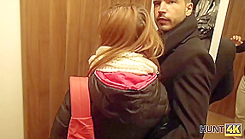 Hunt4K. Cuckold can’t stop his girlfriend selling her very hot body