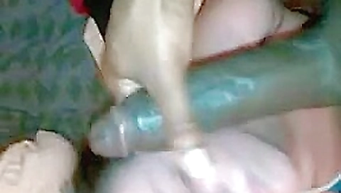 Cheating granny gives me blow job after my strippergram