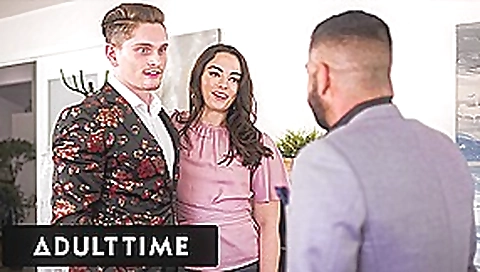 ADULT TIME - Bisexual Boss Gives Naughty Assistant A Facial With Her BF's Help! MMF THREESOME! ADULT TIME - Bisexual Boss Gives Naughty Assistant A Facial With Her BF's Help! MMF THREESOME!