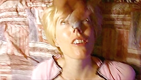 Friend from work cums in my mouth (slow-mo)