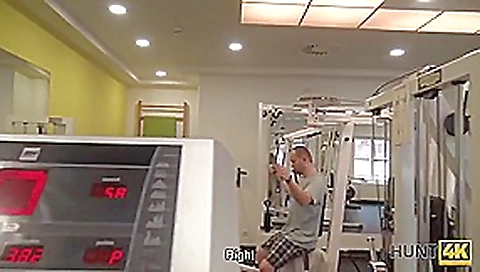 HUNT4K. Naive cuckold watches comely GF fucked hard by stranger