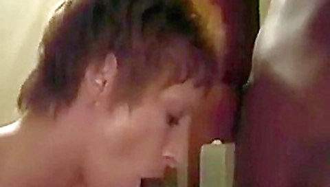 cuckold husband films hotwife bbc blowjob creampie cumshot