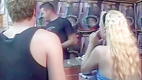 Bisexual play with Strapon