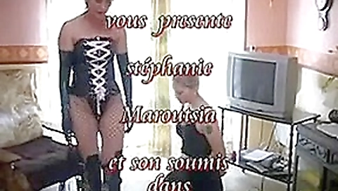Hot domina tortures a horny couple