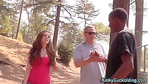 Interracial cum cuckolds