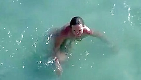 Cuckold wench at the beach